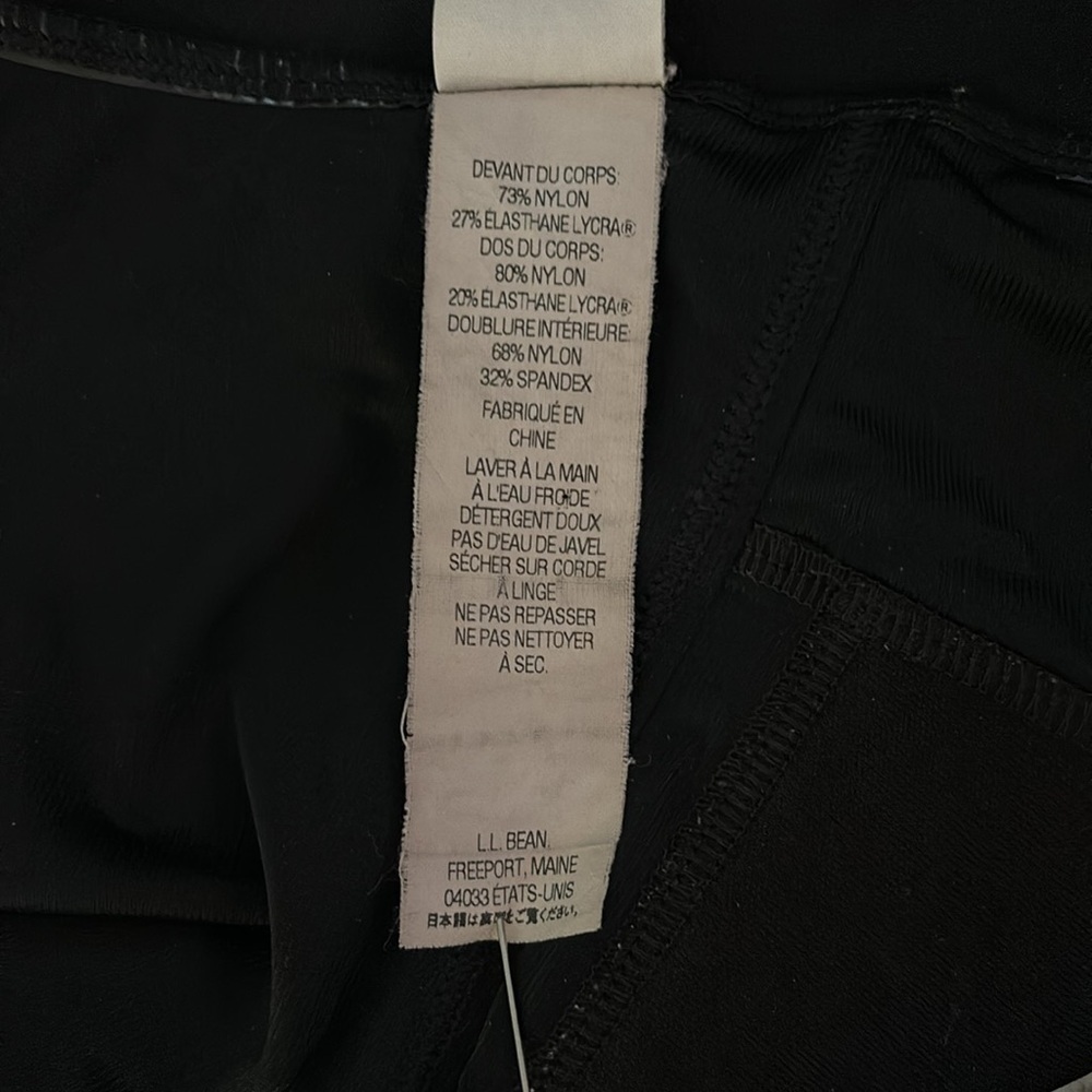 L.L. Bean One Piece Swimsuit, Size 10, Black - Picture 9 of 9